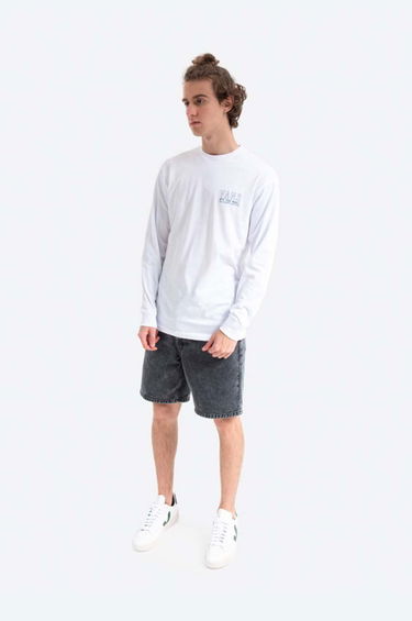 Tričko Vans T-Shirt Long Sleeve Print Biela | VN0A54DFWHT, 1