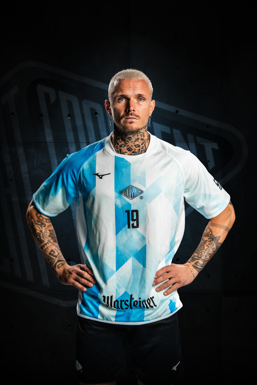 Dres Mizuno Eintracht Spontent Geometric Pattern Short-Sleeve Jersey 2025/2026 Rôznofarebný | 400017-white