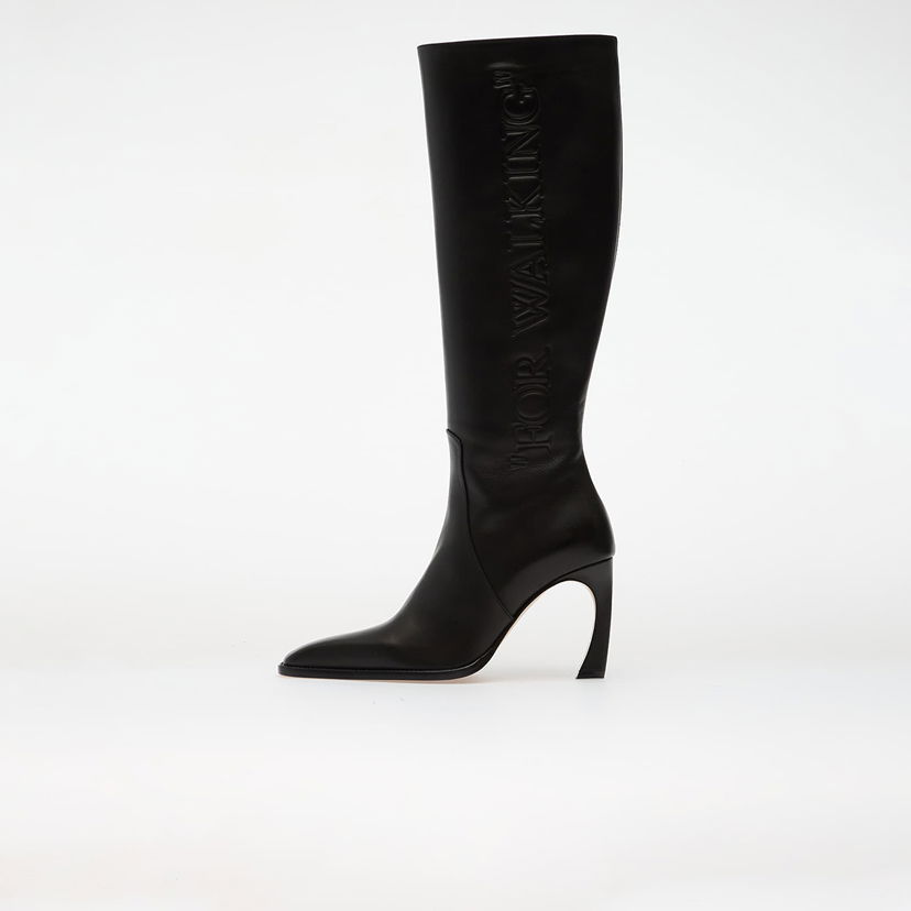 Tenisky a topánky Off-White For Walking Loop Boot Black/ White Čierna | OWIE04LF25LEA0011001