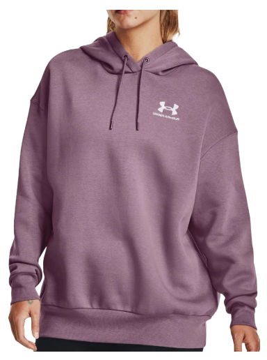 Mikina Under Armour Essential Fleece OS Hoodie Fialová | 1379495-500