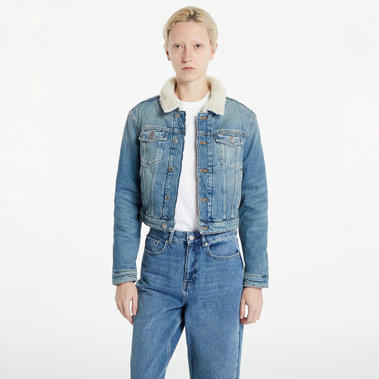Bunda Tommy Hilfiger Tommy Jeans Izzie Slm Jacket Ted Navy | DW0DW16833 1A5, 0