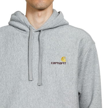 Mikina Carhartt WIP Hooded American Script Šedá | I028279.V6.XX, 3