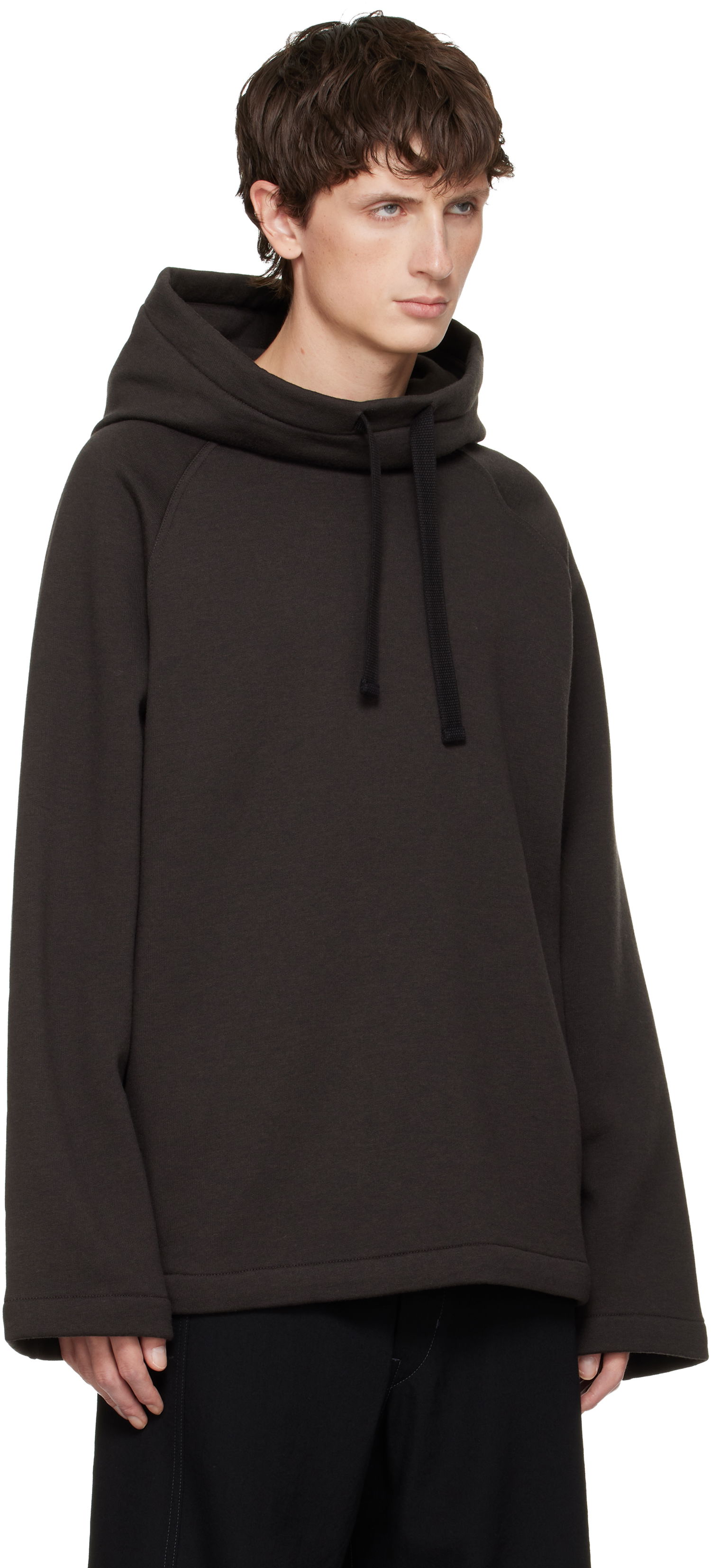 Mikina LEMAIRE Lemaire Hooded Top Hnedá | TO1453 LJ1047, 1