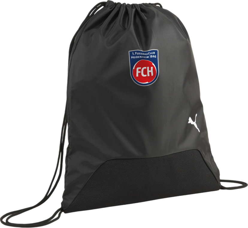 Športový vak Puma 1. FC Heidenheim Drawstring Gym Bag Čierna | 5fch090240-001
