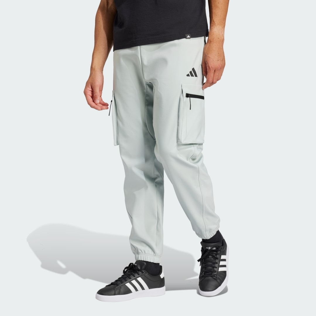 Cargo nohavice adidas Performance City Escape Premium Cargo Trousers Zelené | JF3286, 0