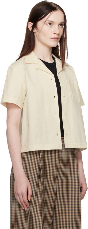Košeľa A.P.C. A.P.C. Maeva Cropped Camp Collar Shirt Béžová | COHEJ-F12583, 1
