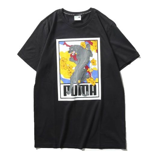 Tričko Puma Sakura Pack Graphic Tee Čierna | 595654-01, 0