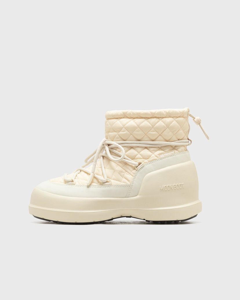 Tenisky a topánky Moon Boot Mezzaluna Quilted Mid Waterproof Boots Béžová | 80D2500020-L002