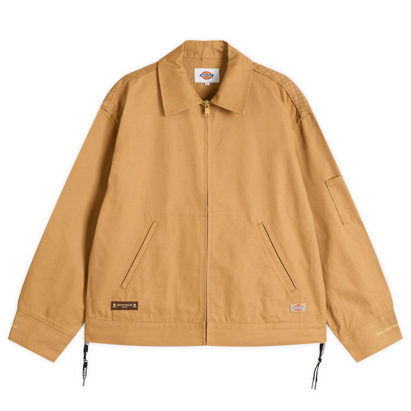 Bunda Mastermind WORLD Mastermind World x Dickies Duck Jacket, Size Large Béžová | MJ25C14-BL101-1