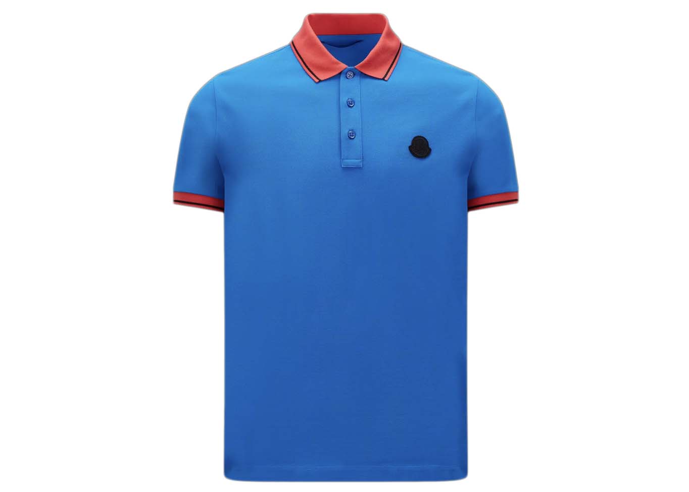 Polo tričko Moncler Logo Polo Tee Modrá | I10918A000128445472K, 0