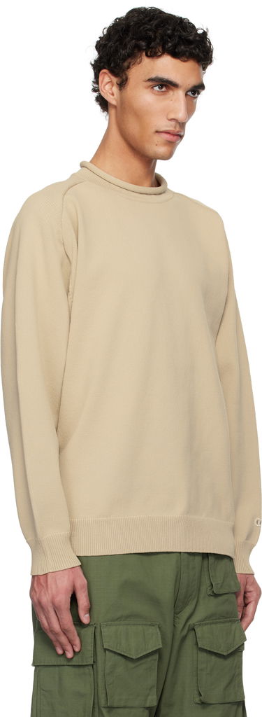 Sveter NANAMICA Nanamica 12G Crew Neck Sweater Béžová | S25SJ008U, 1