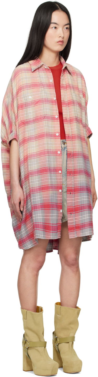 Košeľa R13 R13 Plaid Oversized Boxy Shirt Dress Rôznofarebný | R13WR019-R506B, 1