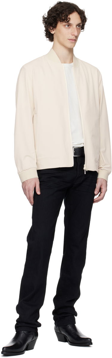 Bomber bunda BOSS Performance-Stretch Water-Repellent Jacket Biela | 50545795, 3