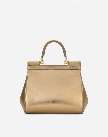 Kabelka Dolce & Gabbana Dolce & Gabbana Sicily Medium Handbag Metalická | BB6003AO8558H945, 3