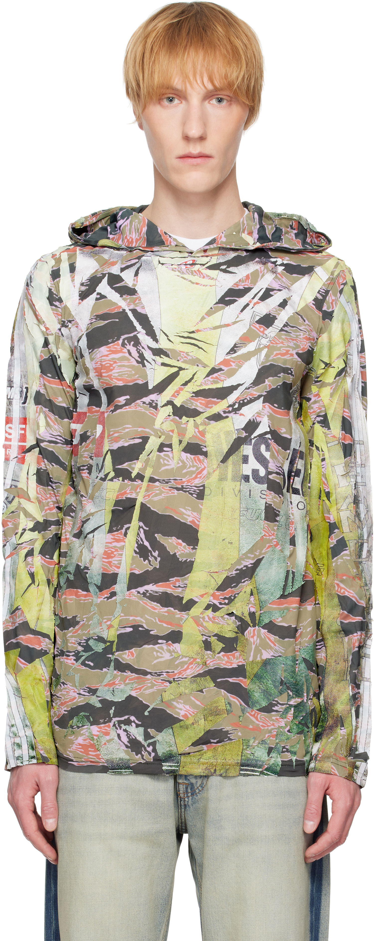 Mikina Diesel Diesel T-Gillis Graphic-Print Hoodie Rôznofarebný | A18072-0SKBT-5BVA, 0