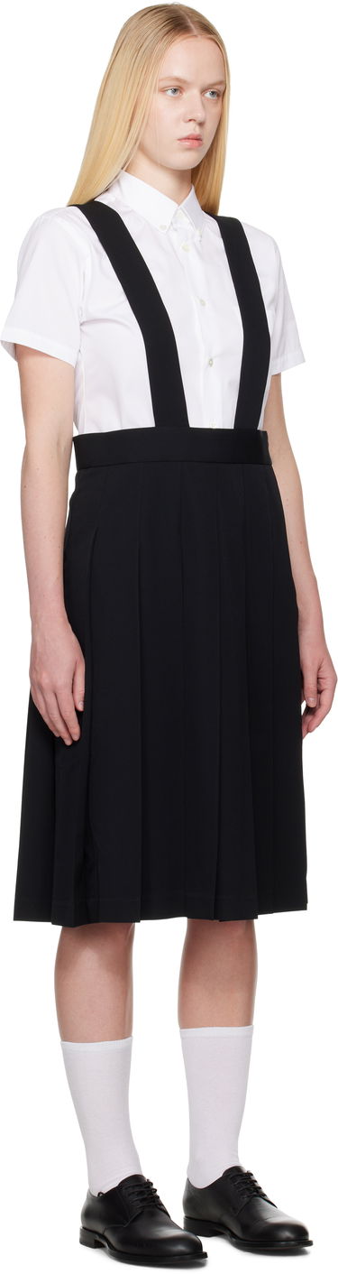 Sukňa Comme des Garçons Girl Pleated Pinafore Midi Skirt Čierna | NZ-A007-051-1, 1