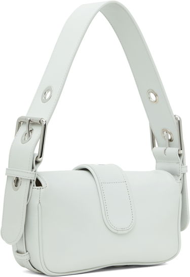 Taška cez rameno BY FAR BY FAR Eloise Creased Leather Shoulder Bag Biela | MWBSB015CL034WH025PL, 2