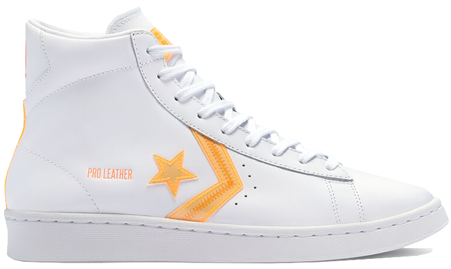 Tenisky a topánky Converse Pro Leather Hi Hi-Vis White Flash Orange Biela | 169500C, 0