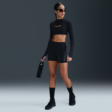 Šortky Nike Nike One High-Waisted 5" Bike Shorts Čierna | HJ3646-010, 0
