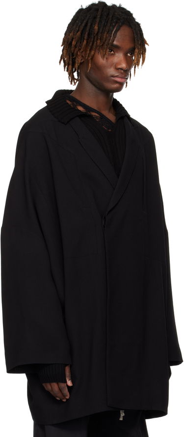Kabáty Rick Owens Rick Owens Oversized Arrowhead Jacket Čierna | RU01E5751 WA, 1