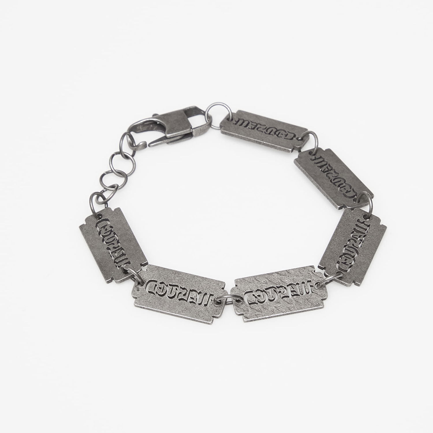 Náramok Wasted Paris Wasted U Sharp Razor Blade Bracelet Šedá | WP_000312, 1
