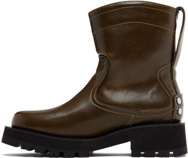 Tenisky a topánky GANNI Chunky-Sole Low Oleatex Boots Hnedá | S3024, 2