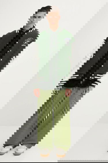 Bunda AAPE by A Bathing Ape AAPE Now Graphic Varsity Jacket Zelené | AAPSWMB328XAN, 6