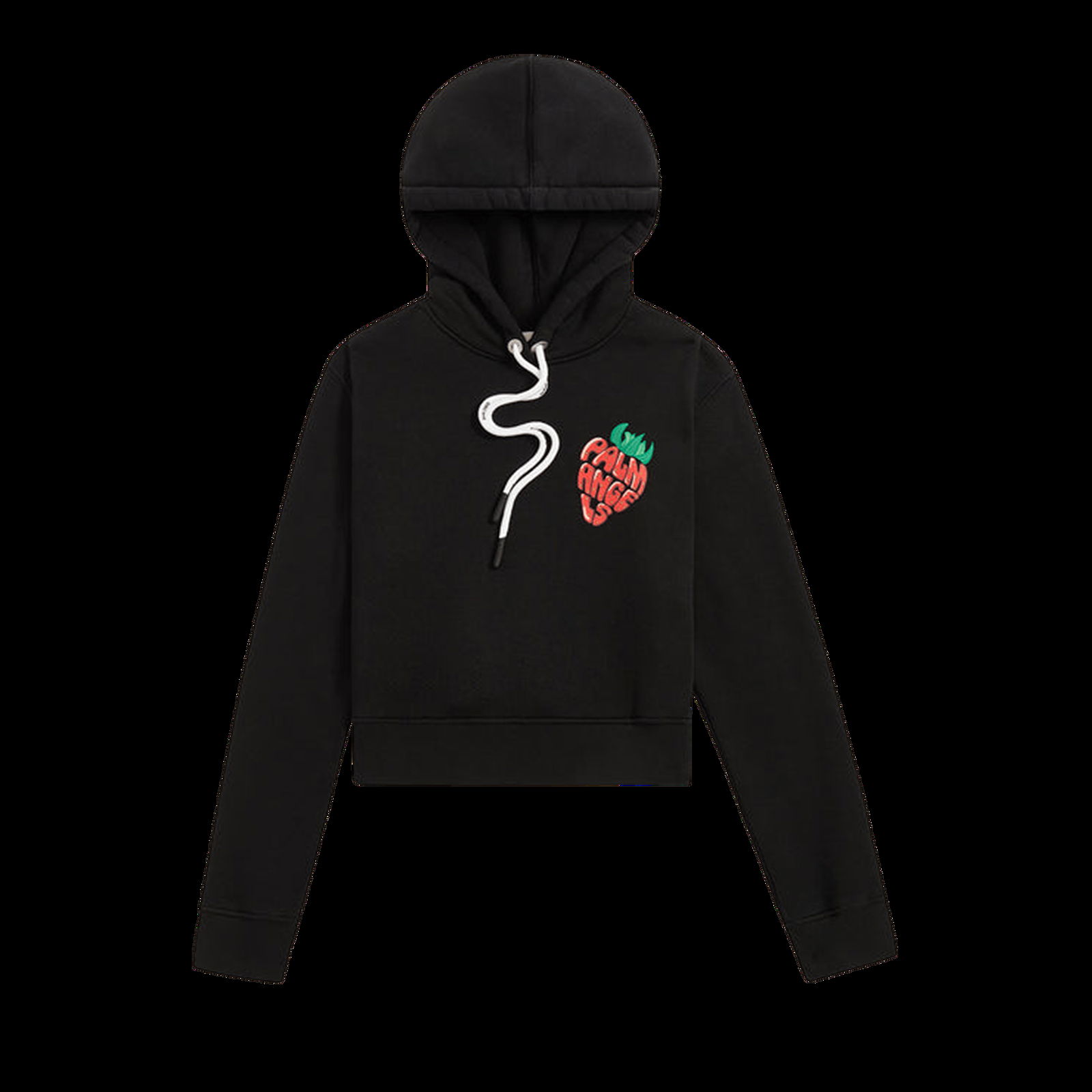 Strawberry Printed Fitted Hoodie