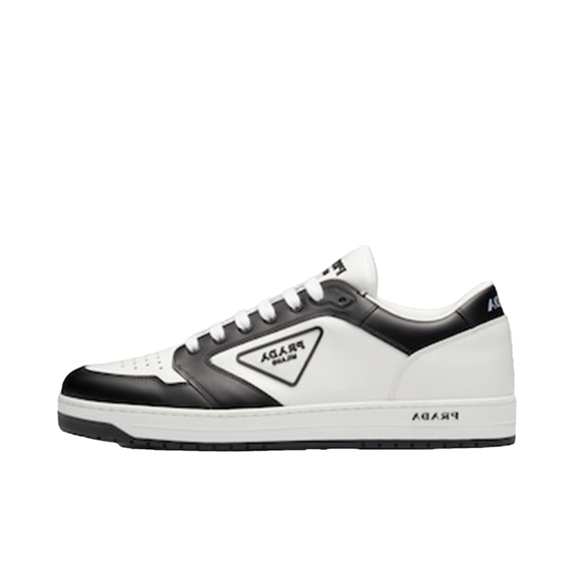 Tenisky a topánky Prada District Leather 'White Black White' Biela | 2EE363_3LJ6_F0964