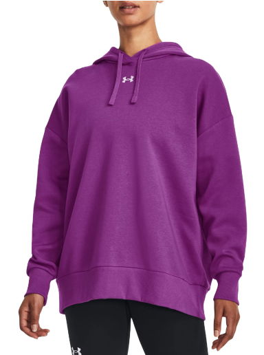 Mikina Under Armour Rival Fleece Oversized Fialová | 1379493-580