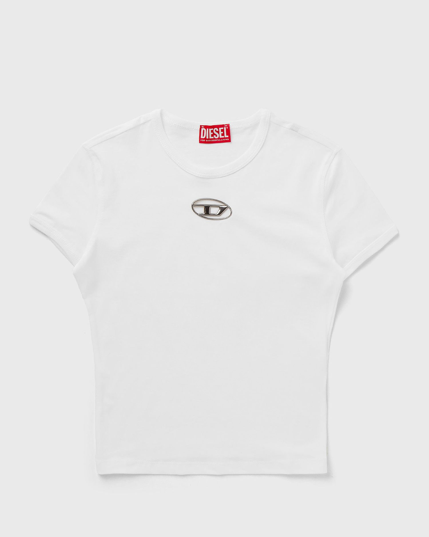 Crop Top Diesel Diesel T-UNCUTIE-LONG-OD-Q1 Short Sleeve Crop Top, Size: L Biela | A16839-0CLBR-100, 0