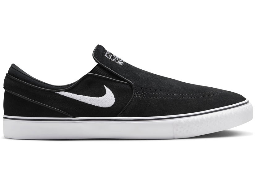 Skateboarding Nike SB Stefan Janoski+ Slip Black White Čierna | FN5893-001