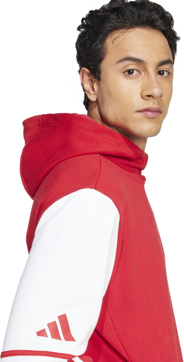 Mikina adidas Originals SQ25 SW Hoodie Červená | jd2973, 4