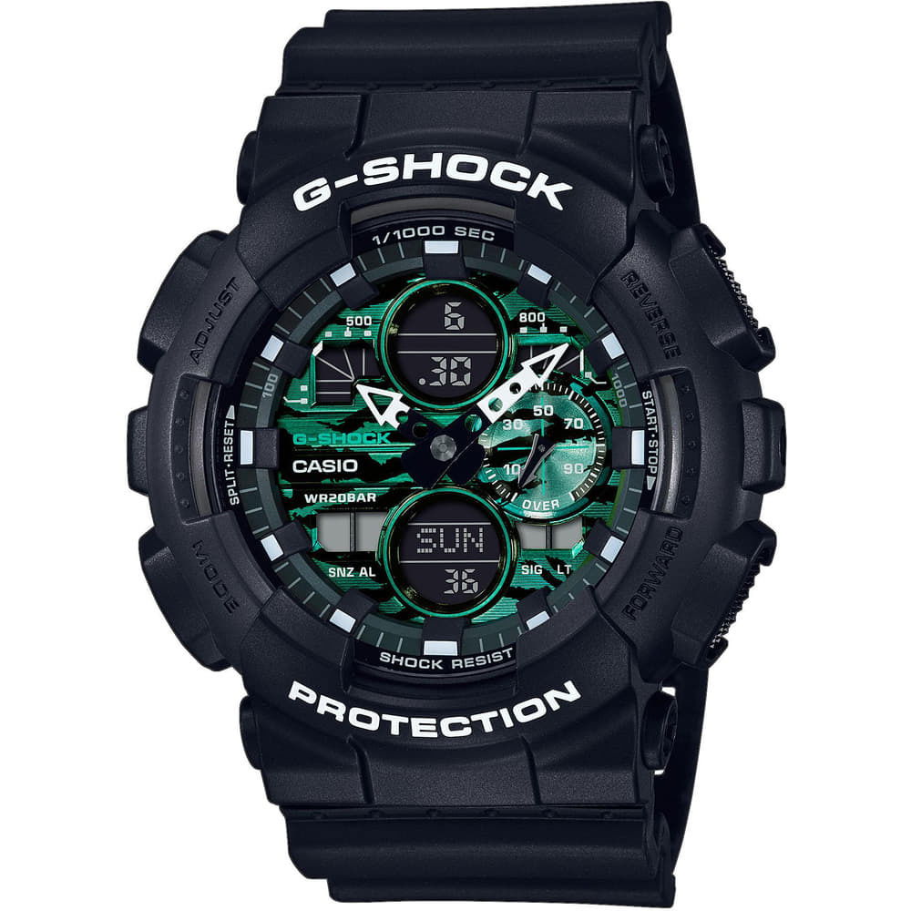Hodinky CASIO G-Shock GA-140MG-1AER Čierna | GA-140MG-1AER, 1