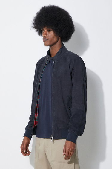 Bomber bunda Baracuta Baracuta G9 Suede Jacket Navy | BRCPS0939, 3