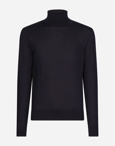 Sveter Dolce & Gabbana Cashmere And Silk Turtle-Neck Sweater Čierna | GXL03TJDMS4B6712, 0
