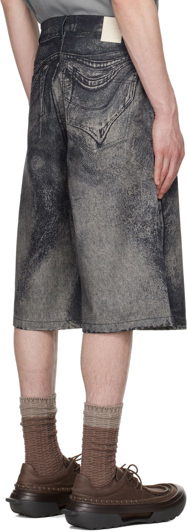 Šortky Camper Camperlab Trompe-L'œil Denim Shorts Modrá | AU00007-003, 2
