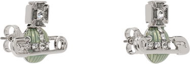 Náušnice Vivienne Westwood Vivienne Westwood Kitty Orb and Safety Pin Earrings Zelené | 6201033P-02P574-, 1