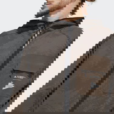 Bunda adidas Performance Terrex x and wander Fleece Jacket Hnedá | HR7140, 2
