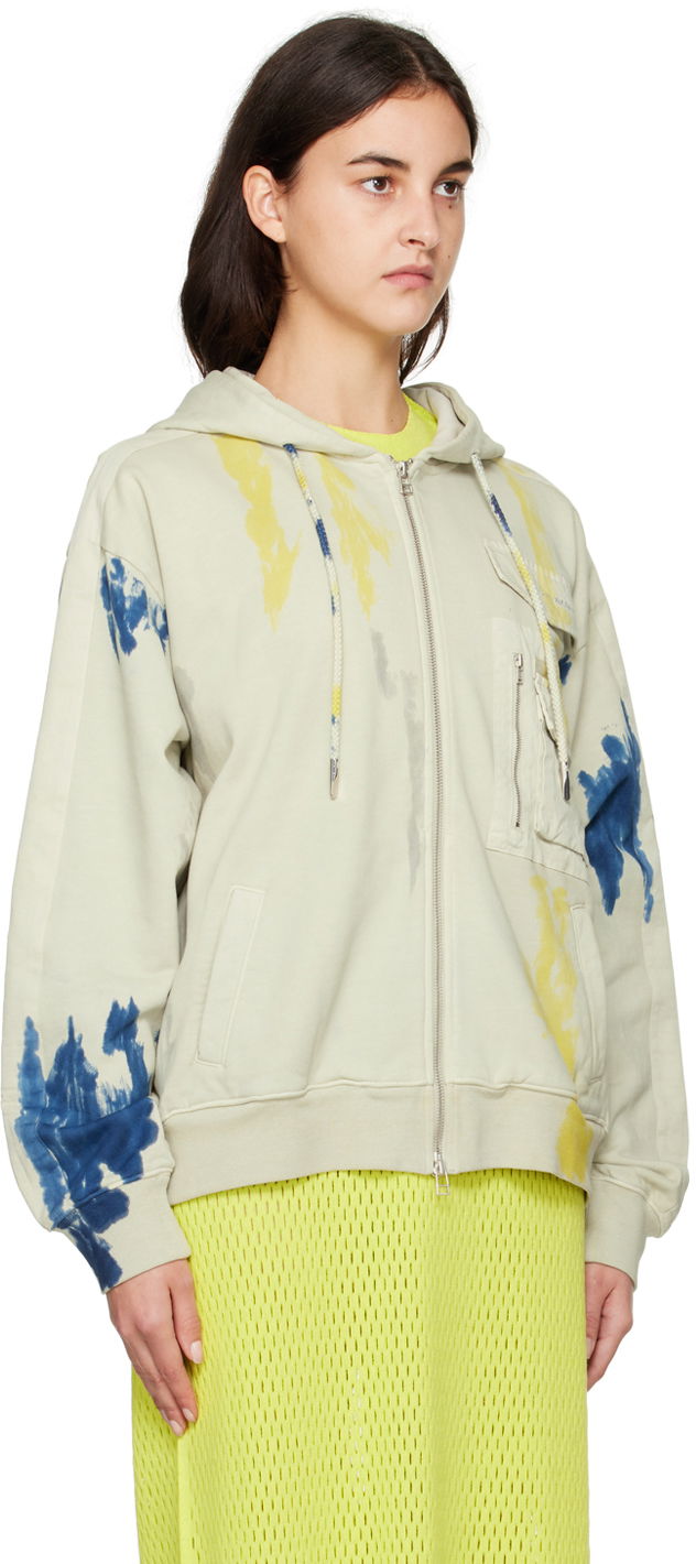 Feng Chen Wang Tie-Dye Zip Hoodie