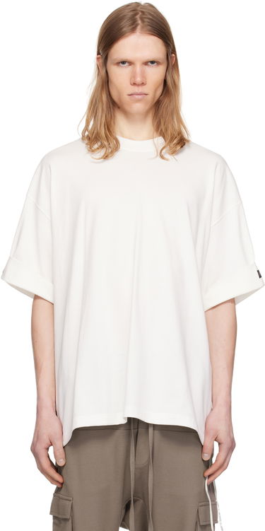 Tričko Mastermind WORLD Mastermind World Boxy Roll Sleeve T-Shirt Biela | MW25S14-TS035-022, 0