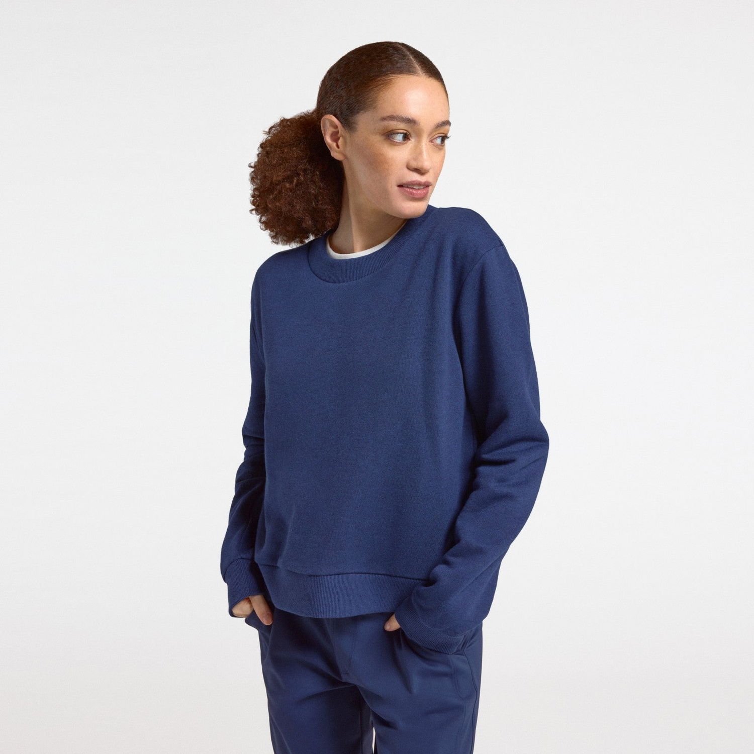 Mikina Allbirds Merino Blend Sweatshirt Navy | A11524W, 0