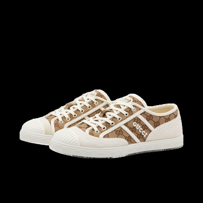 Tenisky a topánky Gucci Men's Nyal Sneakers in White/Brown, Size UK 7 | END. Clothing Hnedá | 759055-FAC19-9756