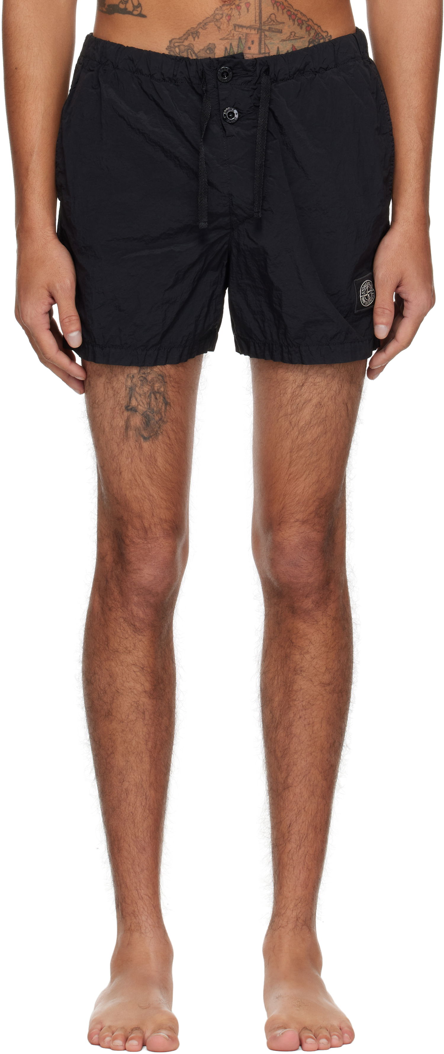 Plavky Stone Island Stone Island Nylon Metal Swim Shorts Čierna | K1S15B100006S0043, 0