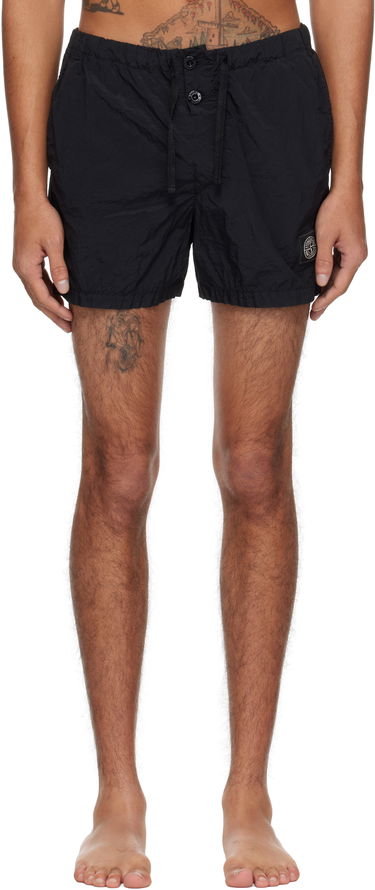 Plavky Stone Island Stone Island Nylon Metal Swim Shorts Čierna | K1S15B100006S0043, 0