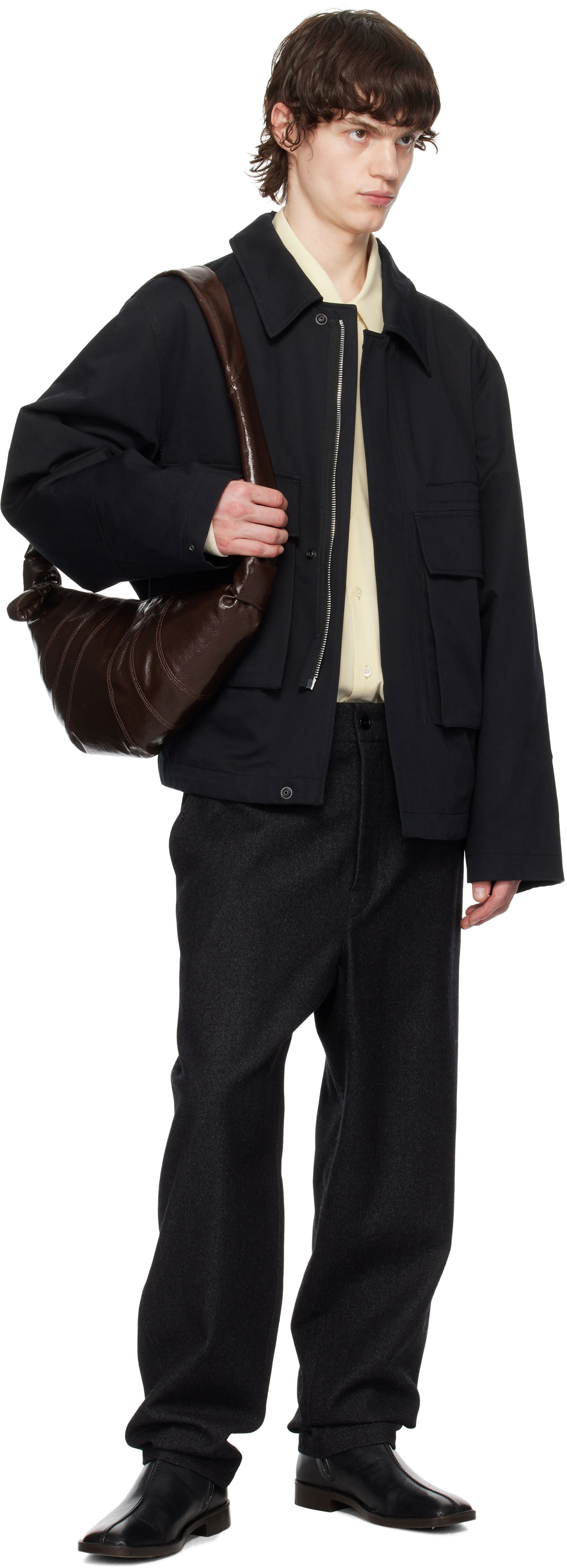Lemaire Quilted Jacket with 3D Pockets