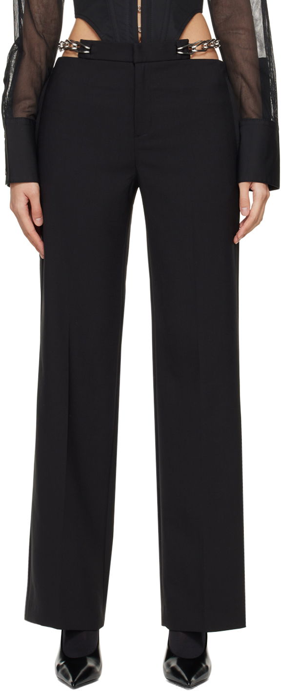 Nohavice Dion Lee Chain Link Detail Trousers Čierna | C2181PS24, 0
