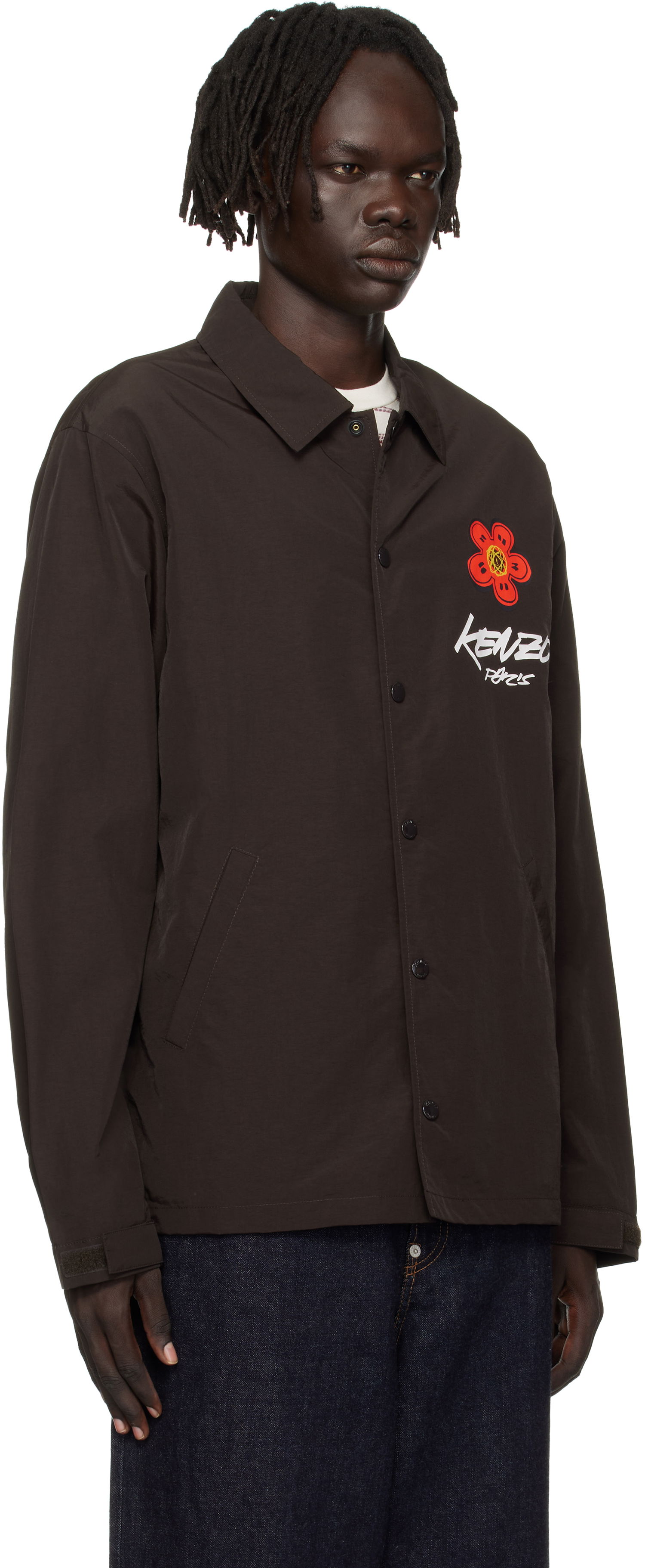 Bunda KENZO Kenzo Paris Futura 2000 Edition Coach Jacket Hnedá | FF65BL0619NT, 1