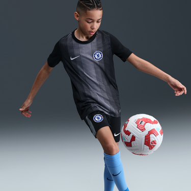 Dres Nike Chelsea FC 2025/26 Stadium Dri-FIT Short Sleeve Soccer Jersey Čierna | HJ5248-011, 3