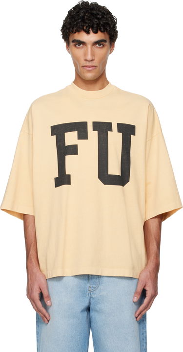 Tričko Fear of God Fear of God Relaxed 'FU' T-shirt Žltá | FG25FW10-10310HWJ-708, 0